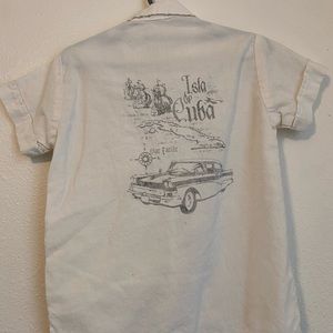 Vintage kids Cuba button up 3T